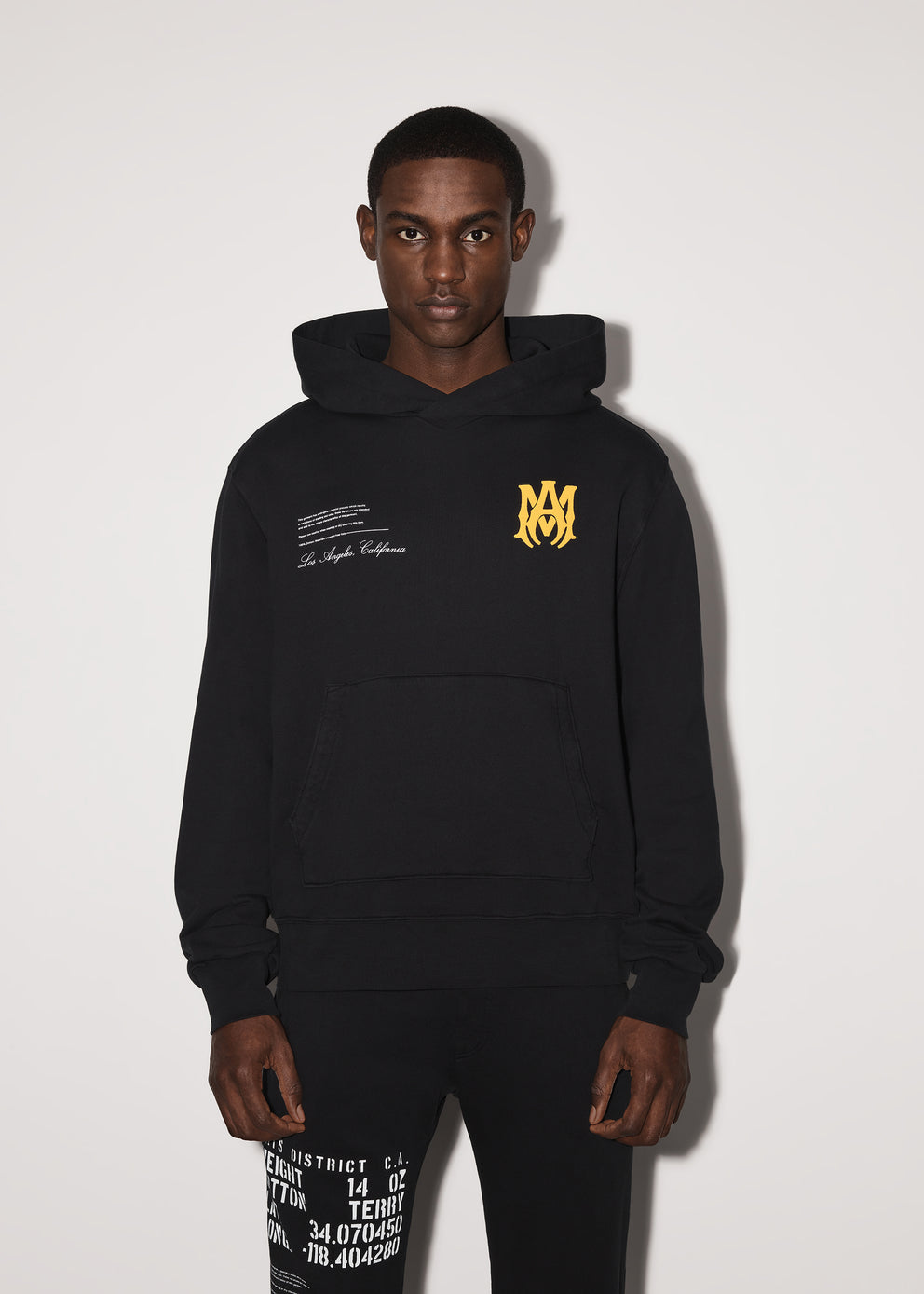 Shop Amiri Sweatshirts Online Now - Black Mens MILITARY SPECS STENCIL ...